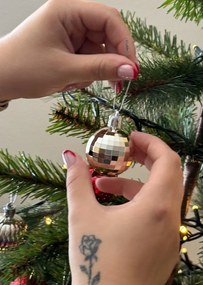 Sada vianočných ozdôb GOLDBALL zlatá, 48 ks