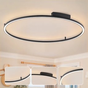 Brilagi - LED stmievateľné svietidlo PORTOFINO LED/85W/230V pr. 120 cm čierna + DO