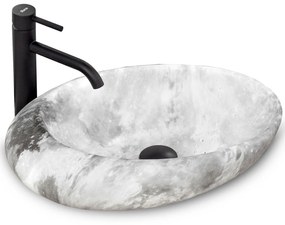Rea Roxy C umývadlo, 49 x 31 cm, šedá, REA-U6651