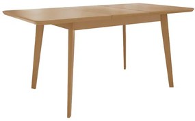 Rozkladací stôl Daria 140x80 (natural). Vlastná spoľahlivá doprava až k Vám domov. 1060392