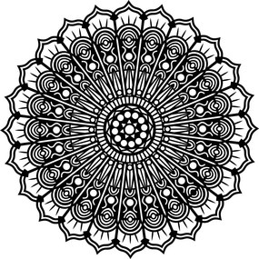 SENTOP | Drevený obraz na stenu – Liečivá mandala | SENTOP PR0203 HEU+