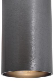Moderné prisadené bodové svietidlo Gunmetal GU10 50mm - Tuba