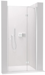 Cerano Marino, 1-krídlové delené sprchové dvere 100x190 cm, 6mm číre sklo, chrómový profil, CER-CER-420201