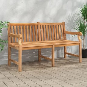 Záhradná lavička 150 cm masívne tíkové drevo