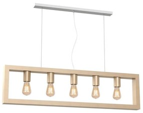 Luster na lanku MACK 5xE27/60W/230V