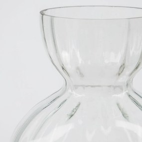 House Doctor Sklenená váza Bud Clear 14 cm