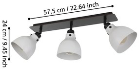 Eglo 43829 - Bodové svietidlo MATLOCK 3xE27/40W/230V