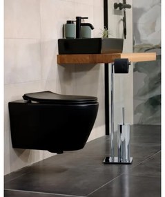 WENKO 18562100 - WC kefa RECCO 20x71,5 cm lesklý chróm