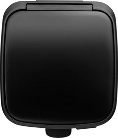 Matne čierny pedálový oceľový odpadkový kôš 30 l Bo – Brabantia