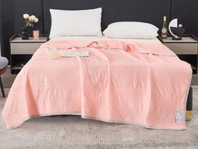 Chladiaca letná prikrývka CELIA, lososová Rozmer: 140 x 200 cm