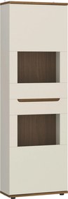 XXXLutz VITRÍNA, farba orecha, kašmírová, 60/199/38 cm Hom`in - Sklenené vitríny - 001803088706