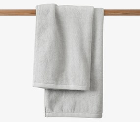 Goldea bavlnený froté uterák / osuška soft bez bordúry – sivý 50 x 100 cm