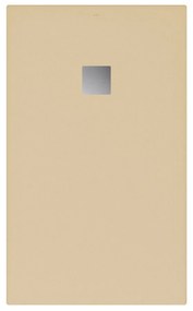 VILLEROY &amp; BOCH Planeo obdĺžniková sprchová vanička akrylátová, s technológiou RockLite, štandardný model, protišmyk (A), 1500 x 900 x 48 mm, Nature Sand, UDA1590PLA2V-4N