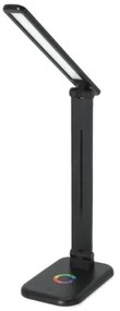 LED RGBW Stmievateľná stolná lampa NOBLITE LED/7W/5V 3000/4000/6500K čierna