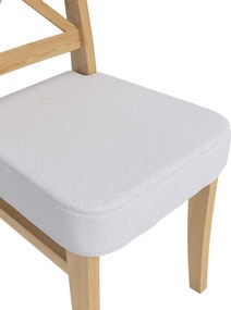 Sedák na stoličku Ingolf farba produktu sivá látka zapletaná