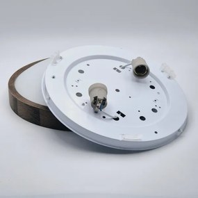 Brilagi - LED Stropné svietidlo CARVALHO SLIM 2xE27/60W/230V dub orech pr. 37 cm