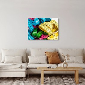 Sklenený obraz farebných metrov (70x50 cm)