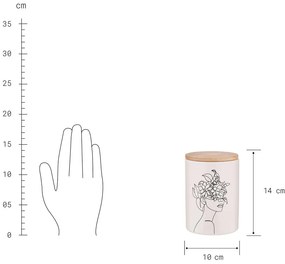 QUEEN IT Dóza "Line Art" 700 ml