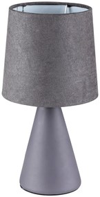 RABALUX Moderná stolová lampa NALADI, 1xE14, 40W, sivá