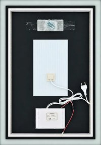 IREDA kúpeľňové zrkadlo s LED osvetlením, 60 x 80 cm