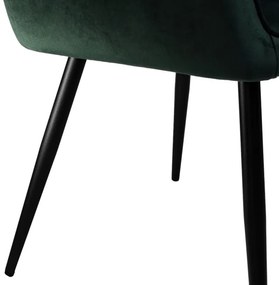 Kreslo HAVANA VELVET tmavozelené