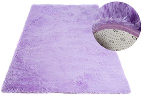 Plyšový koberec TOP - FIALOVÝ