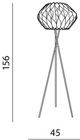 Kovová lampa Ruben Beige