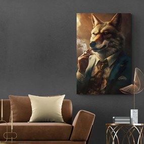 Obraz zvierací gangster vlk Varianta: 40x60