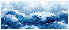 Obraz - Ilustrácia mora (120x50 cm)