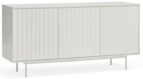 Biela nízka komoda 159x80 cm Sierra – Teulat