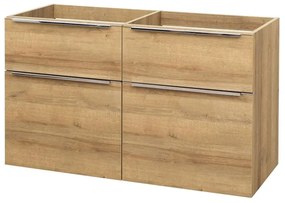 Mereo Mereo, Mailo, kúpeľňová skrinka 121 cm, chrómové madlo, MER-CN523S