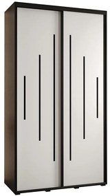 Skriňa 45 Canaris 12 130 čierna/biela/čierna