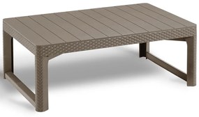 Allibert Záhradný stôl Lyon, kapučínová 232296