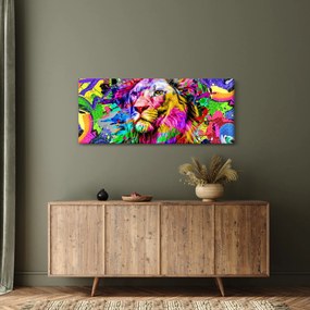 Obraz - 3D obraz leva (120x50 cm)