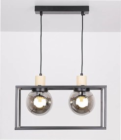 Candellux Závesný luster Retro pre žiarovku 2x E27 32-00750