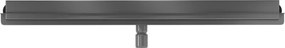 Mexen Flat Wall, sprchový žľab na stenu 2v1, 80 cm, brúsený grafit, 1E30080