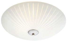 Biele stropné svietidlo so skleneným tienidlom ø 43 cm Cut – Markslöjd