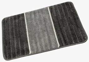 Sada kúpeľňových koberčekov COMO sivá / krémová, pruhy