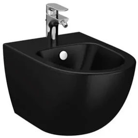 Bidet VitrA Shift závesný čierny, vnútorný prívod RN020BL