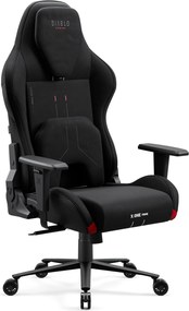 Herná stolička čierna s chladiacim sedadlom Diablo X-One Prime Burned Black