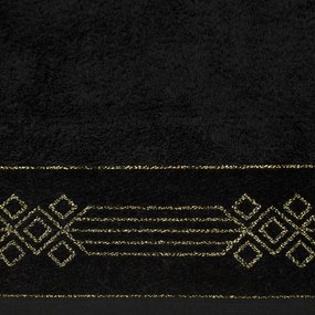 FROTÉ UTERÁK KAMELA SADA 6KS 50X90 CM ČIERNA