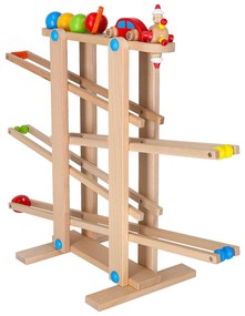 Drevená Montessori guľôčková dráha XXL KIK