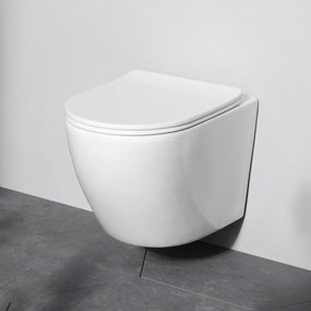 Závesné WC AM.PM Like CLA1900PSC bezokrajové, so sedadlom Microlift, biele