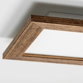 Brilagi - LED Stropné svietidlo SLIMFRAME WOOD LED/25W/230V 34x34 cm hnedá