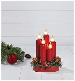 Červená vianočná svetelná dekorácia Hanna – Markslöjd