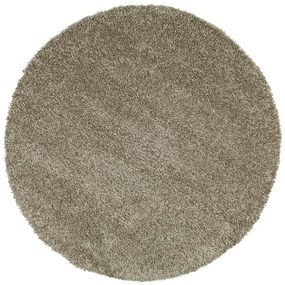 Sivý koberec Universal Aqua Liso, ø 80 cm