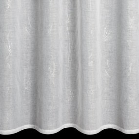 ZÁCLONA NA KRÚŽKOCH AMALIA 140X250 CM BIELA