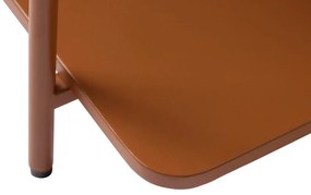 Dizajnový konferenčný stolík Harinder 110 cm terakota