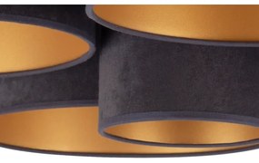 Duolla - Stropné svietidlo ROLLER PENTO 5xE27/60W/230V antracit