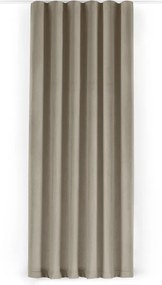 Béžový zamatový dimout záves 200x250 cm Velto – Filumi
